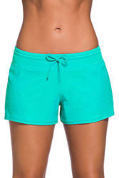 ZDQ Pantalon Baño Corto Mujer con Cordón Ajustable Cortos Pantalones Transpirables Shorts Natacion Comodos Bikini Short Deportes Acuáticos Verde 54-56 características