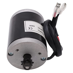 Kadimendium Kit de Motor Cepillado para Bicicleta, Kit de Motor de CC para Bicicleta 25H55 Plato de Dientes Carcasa de Metal bajo Ruido 24V 100W 25H98 en oferta