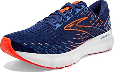 Brooks Glycerin 20, Zapatillas para Correr Hombre, Blue Depths Palace Blue Orange, 45.5 EU
