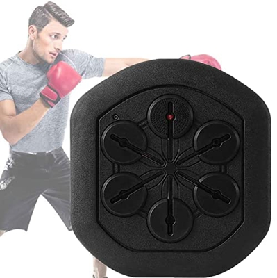 Tapete De Boxeo Musical, Tapete De Boxeo con Objetivo, Blanco De Pared De Práctica De Boxeo Electrónico, con Guantes, para Ejercicios Rápidos De Coord