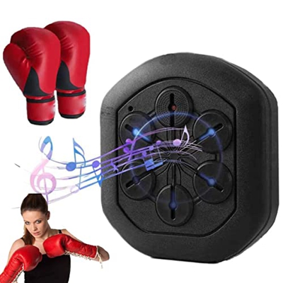 Boxing Reaction Target Boxing Machine, Equipo de Boxeo probador de Fuerza con Luces Musicales y Equipo de Boxeo de coordinación para Adultos y niños e