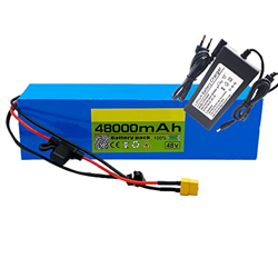 48V 48Ah Batería de Bicicleta Eléctrica,18650 Impermeable Recargable E-Bike Batería De Iones De Litio con 54.6V 2A Cargador Y BMS Adecuado para Motor  precio