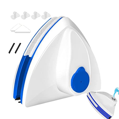 Eayoly Limpiacristales Magnético, Limpiador De Ventanas Magnético, Limpia Cristales Magnético, Limpiador De Cristal De Doble Cara, Herramienta De Limp