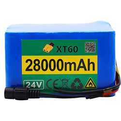 24V 28Ah Li-Ion Paquete de baterías E-Bike Ebike Bicicleta eléctrica 110 * 95 * 65mm Aceptar personalización con Cargador para Scooter eléctrico ebike precio