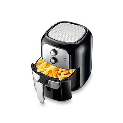 ZYZMH Freidora de Aire 1400W 6L Freidora de Aire de Gran Capacidad Sartén eléctrica sin Humo para el hogar Máquina Inteligente de Papas Fritas con Pan