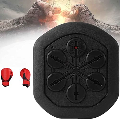 Boxing Reaction Target Music Electronic Box Wall Target Boxing Machine Smart Boxing Machine Respuesta y coordinación Mano-Ojo, para el hogar y el Gimn