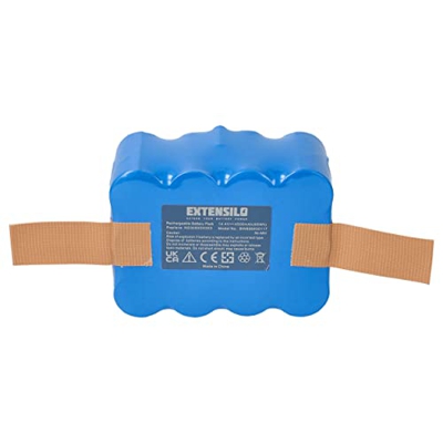 EXTENSILO Batería compatible con Sencor SVC 9031 aspiradora (4500 mAh, 14,4 V, NiMH)
