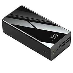VBVARV Power Bank 40000-100000 Mah Cargador USB Portátil 4 Salidas 3 Entradas Pantalla LED Cable Batería Externa para Todos Los Teléfonos Móviles Admi precio