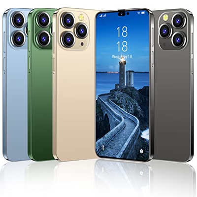 OYhmc i14proMax Dual SIM/GPS/Face ID Teléfono móvil Gratuito Batería de 7800 mAh Tres cámaras Cámara Frontal de 108 MP + 48 MP Teléfono móvil de Diez 