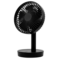 Waazi Ventilador USB Ventilador de Recargable PortáTil 150 ° Cabeza MóVil Mini Ventilador EléCtrico 4000 Mah Bajo Ruido para Dormitorio del Hogar B precio