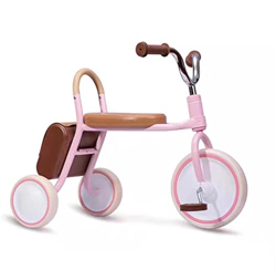 ANUGU Triciclo para niños Retro clásico Adecuado para niños de 2 a 4 años, Pedal de Equilibrio con Bolsa de Almacenamiento para Triciclo para niños, R características
