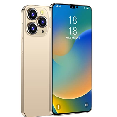 OLIPPO i14proMax 5G Smartphone Hotshot 3.5 Mm, Conector para Auriculares Pantalla de 6.8 Pulgadas 7800mAh Batería Android 12 Smartphone Gratuito Face 