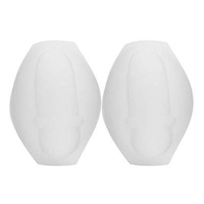MSemis 2PC Almohadilla de Esponja de Calzoncillos para Hombres Penis Pouch Pad 3D Bulge Cup Swimming Trunk Pads para Mejorar la Ropa Interior Breve Bl