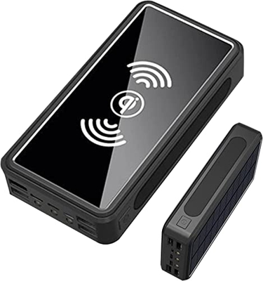 VBVARV Power Bank 8000-30000Mah, Cargador Portátil 4 USB 2.1A Carga Rápida, Micro USB-C Paquete Batería Externa Doble Entrada Teléfono Celular, Tablet