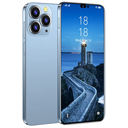 OLIPPO i14proMax 5G Smartphone Barato Teléfonos celulares Baratos y Buenos Pantalla de 6.8 Pulgadas Face ID Dual SIM,Azul,L en oferta