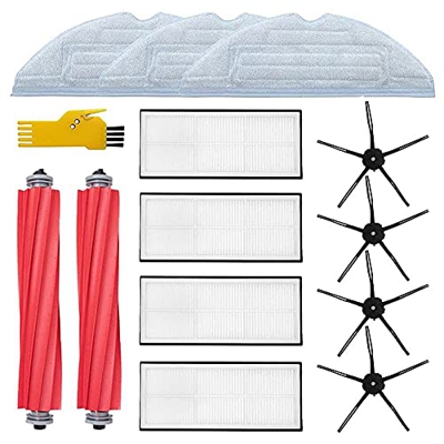 marian Para PañOs de Fregona de Cepillo Principal de S7 T7 Plus Accesorios de Aspiradora RobóTica Piezas de Repuesto