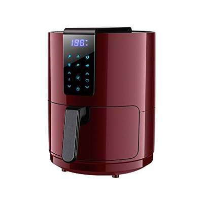 ZYZMH Freidora de Aire de 3,5 l, sin Aceite, sin Humo, Pantalla LCD, Pantalla táctil, freidora de Aire eléctrica automática Inteligente, freidora de A