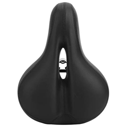 Sillín de bicicleta de montaña, asiento de bicicleta, cojín de asiento de bicicleta de 10,43x8,07x3,94 pulgadas, sillín de bicicleta suave, cojín de a en oferta