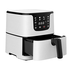 ZYZMH Freidora de Aire multifunción de 5,5 L, freidora de Aire sin Aceite para Pollo, freidora de Salud, Cocina para Pizza, Smart Touch LCD, freidora  precio