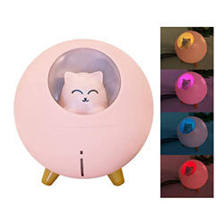 Generic Humidificador de aire, 220 ml, mini USB Air Humidifier, humidificador ultrasónico silencioso, luz de respiración colorida, humidificador de es precio