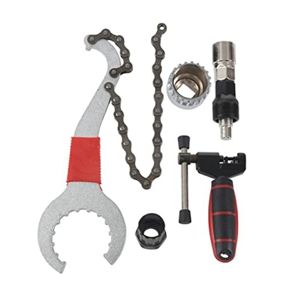 CHRISJ Juego de Herramientas de reparación de Bicicletas de montaña, Kit de reparación de reemplazo Reutilizable de Mano Profesional, Accesorios for Q