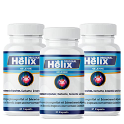 Helix Original - Suplemento natural para dolores articulares con cúrcuma, boswelia, extracto proteico del caracol y vitamina C para la formación del c características