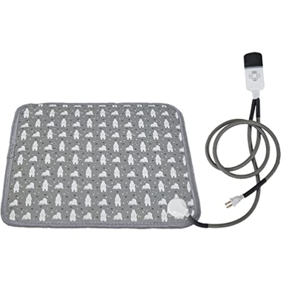 Gatuida 1 Juego De Almohadillas Térmicas para Perros Alfombrilla Calefactora para Mascotas con Cubierta Lavable Almohadilla Eléctrica Calentada para P