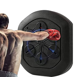 HAILS Máquina Boxeo Inteligente, Equipo De Entrenamiento De Saco De Boxeo, Objetivo Pared Boxeo Electrónico De Música, Coordinación De Respuesta De Ve precio