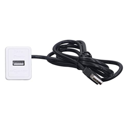 iFCOW Estación de carga USB de un solo puerto 2A empotrado USB Hub toma de salida para sofá reclinable2 Cargador USB W Tira de carga USB USB Estación  características