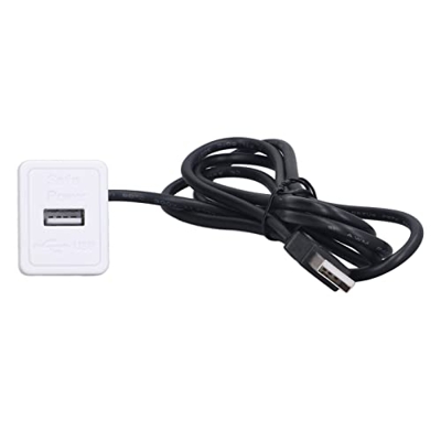 iFCOW Estación de carga USB de un solo puerto 2A empotrado USB Hub toma de salida para sofá reclinable2 Cargador USB W Tira de carga USB USB Estación 
