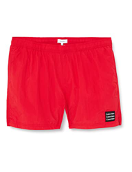 Calvin Klein Medium Drawstring KM0KM00712 Shorts, Deep Crimson, S para Hombre en oferta