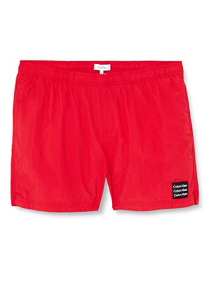 Calvin Klein Medium Drawstring KM0KM00712 Shorts, Deep Crimson, S para Hombre