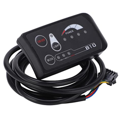 AUHX Medidor de Pantalla LED para Bicicleta Eléctrica, Panel de Control de Pantalla LED, Protección de Circuito Interno para Controlador JN para Motor en oferta