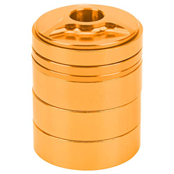 DAWH Espaciadores de Vástago de Manillar de Bicicleta, Espaciador de Auriculares de Bicicleta Duradero para Bicicleta para Bicicleta(Oro) características