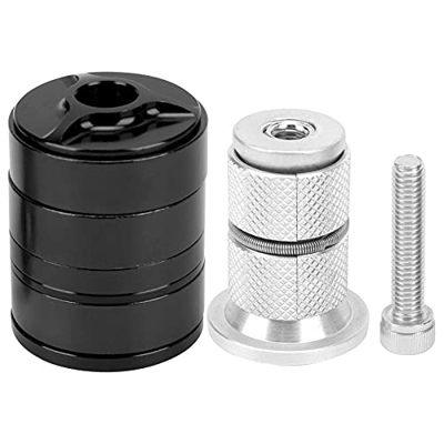 AUHX Espaciador de Vástago de Auriculares, Aleación de Aluminio, Duradero, Conveniente, Impermeable, Espaciadores de Vástago de Aleación de Aluminio p