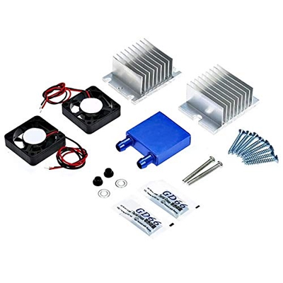 BABOS 1 Unidades Mini Aire Acondicionado Kit de Bricolaje TermoeléCtrico Peltier Cooler Refrigeration Cooling System + Fan para Home Tool