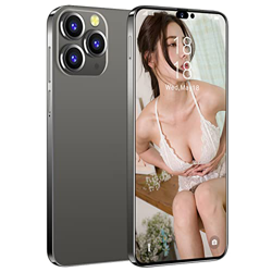 OYhmc i14proMax 6.8 Pulgadas Infinity-V HD + Pantalla 48MP Cámara Dual SIM Desbloqueo Facial 7800mAh Batería Smartphone Face ID Smartphones desbloquea precio