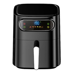 Freidora de Aire sin Aceite Digital Pantalla Táctil Cesta Antiadherente Multifunción Tiempo y Temperatura Regulable Tamaño Grande (7L-Negro) precio