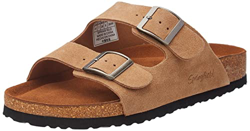 Springfield Sandalia Piel Serraje, Zapatillas Hombre, Marron Oscuro, 42 EU características