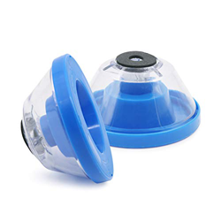 2 piezas de colector de polvo para martillo eléctrico y taladro, diseño en forma de cuenco, accesorios de perforación azul para brocas de 4 a 10 mm características
