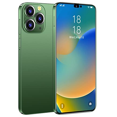 OLIPPO i14proMax 5G Smartphone Hotshot 3.5 Mm, Conector para Auriculares Pantalla de 6.8 Pulgadas 7800mAh Batería Android 12 Smartphone Gratuito Face 