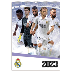 Calendario pared A3 Real Madrid 2023 - Calendario 2023 Real Madrid - Calendario 2023 pared A3│ Calendario Real Madrid - Calendario A3 - Producto con l características