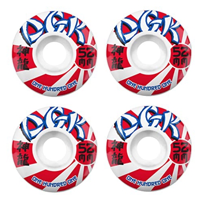 DGK 52mm Shogun Monopatín Skate Skateboard Wheels Ruedas (Set 4)