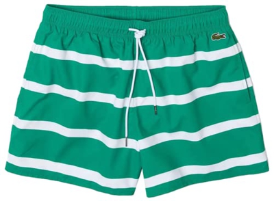 Lacoste MH2942 Swimwear, Fluorine/Blanc, XL para Hombre