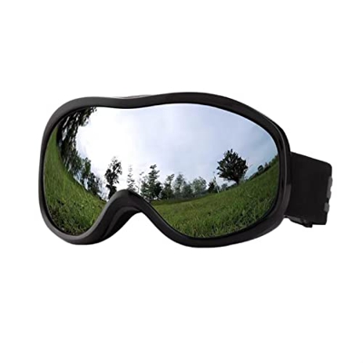 HIDDIT Gafas de esquí esféricas, Gafas de Doble Capa antivaho for Hombres y Mujeres, Gafas de esquí al Aire Libre, protección UV, Ranura for Tarjeta d
