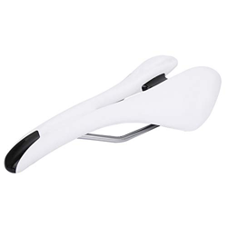 Nannigr Sillín de Bicicleta, Diseño Ergonómico Sillín de Bicicleta de Montaña Cómodo Antideslizante para Bicicleta para Bicicleta de Carretera(Blanco) precio