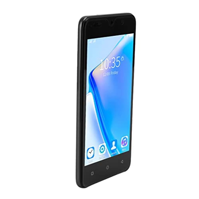 Betued Teléfono móvil Inteligente, desbloqueo de identificación Facial de teléfono Inteligente de 5,0 Pulgadas de Vidrio en Espera Dual con Tarjeta Du