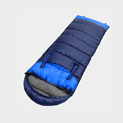 YXGLL Bolsa de Dormir de algodón de Doble Empalme para Acampar al Aire Libre de Primavera y otoño, Descanso para el Almuerzo Disponible (Blue 1650g)