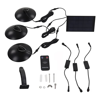 SOONHUA Luz solar de alto brillo IP65 infrarrojo solar para patio al aire libre2 luz solar jardín luz solar luz solar jardín luz solar luz solar jardí