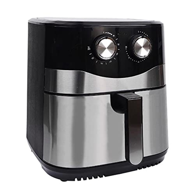 Freidora De Aire De Gran Capacidad De 10,5 L, Freidora EléCtrica Visual, Horno Grande MultifuncióN De Acero Inoxidable, Pantalla TáCtil Digital, Cesta